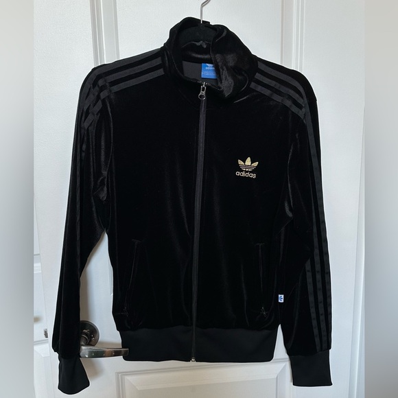 Velour Adidas Sweater - Picture 1 of 3